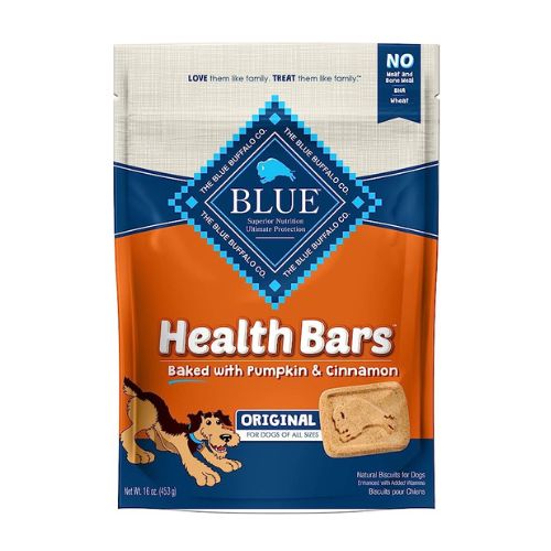 Blue Buffalo Health Bars Natural Crunchy Dog Treats Biscuits