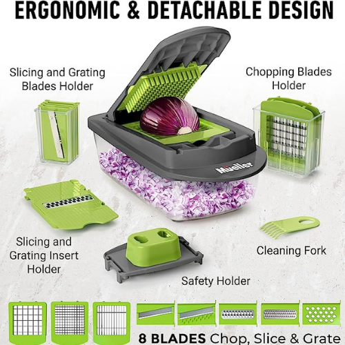 Mueller Pro-Series 10-in-1, 8 Blade Vegetable Slicer