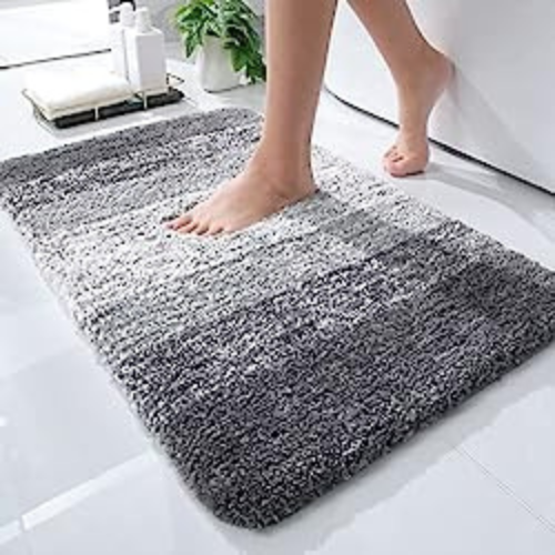 OLANLY Luxury Bathroom Rug Mat