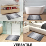 OLANLY Luxury Bathroom Rug Mat