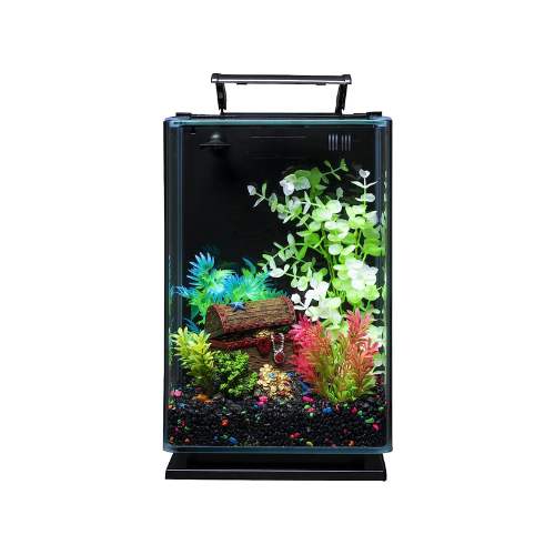 GloFish aquarium Gravel 5 Pounds, Black With Fluorescent Accents