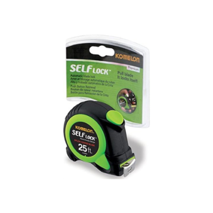 Komelon SL2825 Self Lock 25-Foot Power Tape