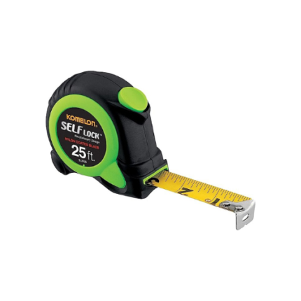 Komelon SL2825 Self Lock 25-Foot Power Tape