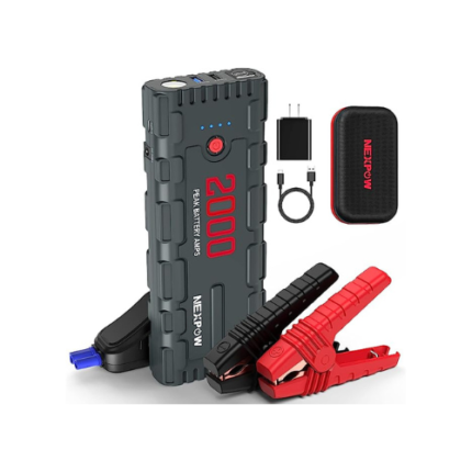 NEXPOW 2000A Peak 18000mAh Car Jump Starter with USB Quick Charge