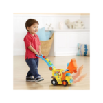 VTech Pop-a-Balls Push & Pop Bulldozer,Yellow