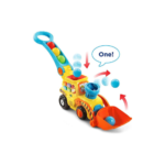 VTech Pop-a-Balls Push & Pop Bulldozer,Yellow